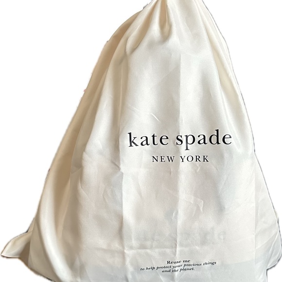 Designer Handbag Kate Spade Rare Patent Canvas Crossbody Tote Bag w/Dust Cover - Picture 3 of 17